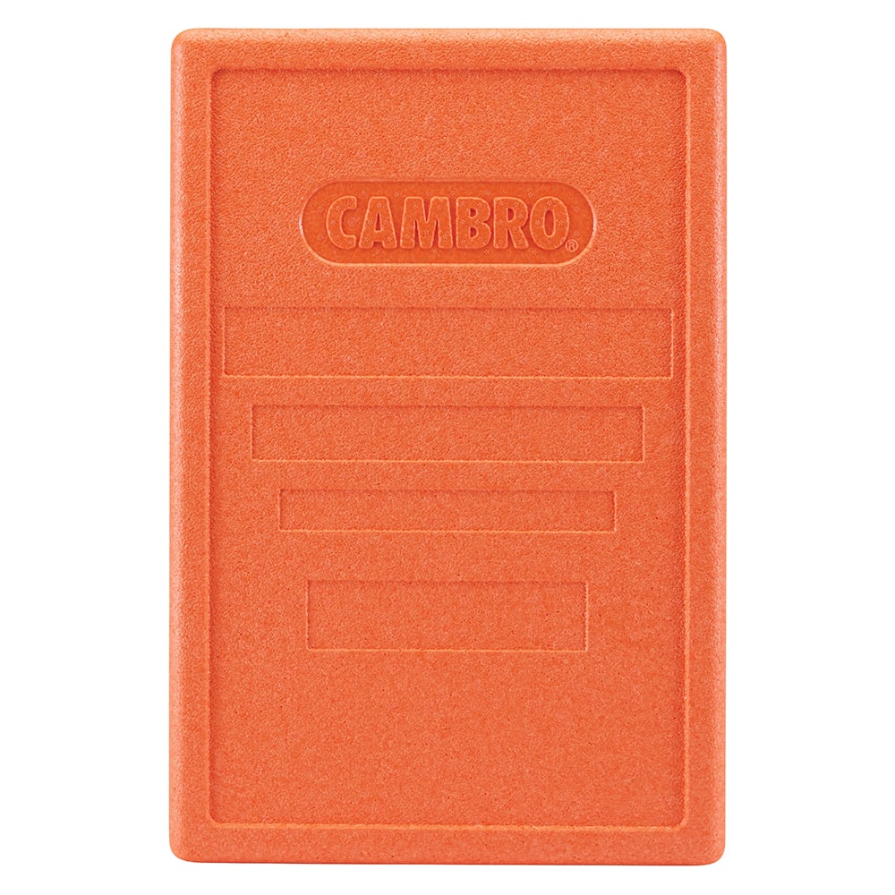 144-EPP180LID363 GoBox® Lid for EPP180 & EPP160 Insulated Food Carriers, Orange