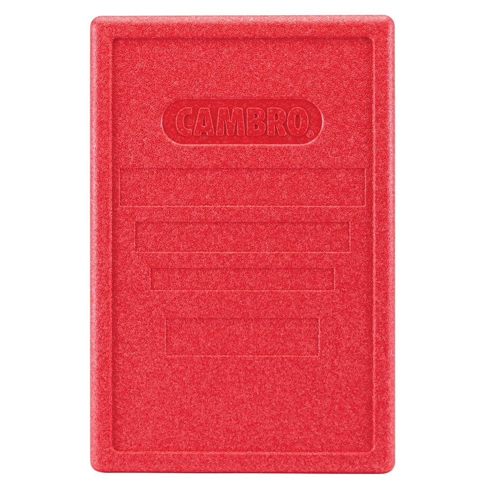 144-EPP180LID365 GoBox® Lid for EPP180 & EPP160 Insulated Food Carriers, Red