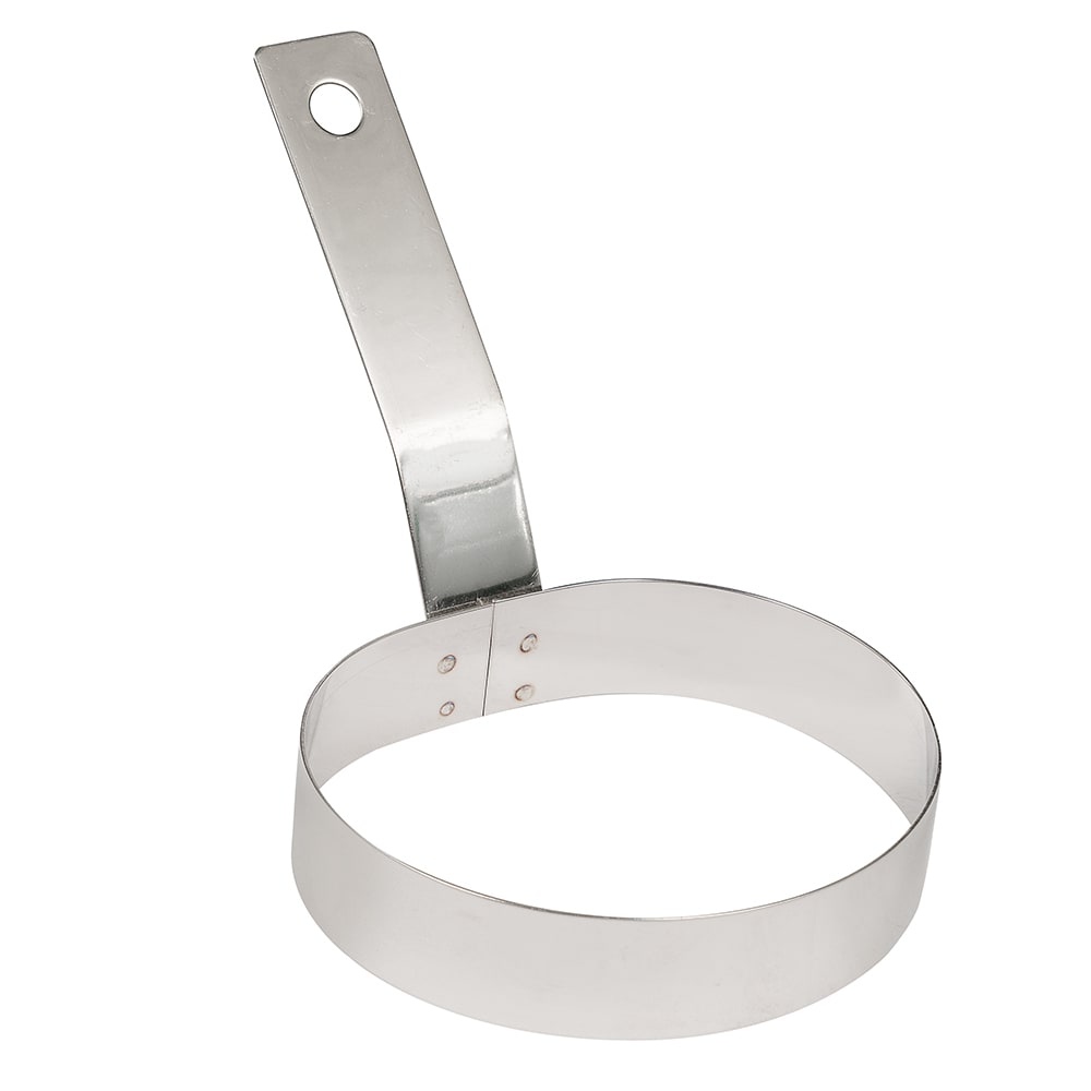 166-ER387 4" Egg Ring - Handle, Stainless