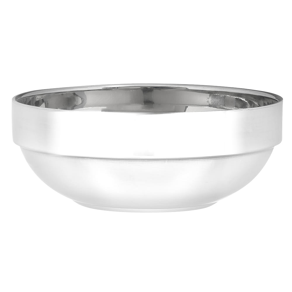 166-SDWB55 16 oz Stackable Bowl - Mirror/Satin-Finish Stainless