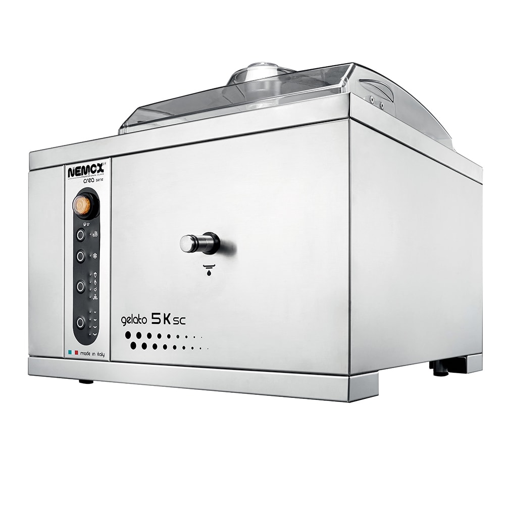 Eurodib GELATO-5K Countertop Gelato Machine w/ (1) 7 2/5 qt Flavor Hopper, 120v
