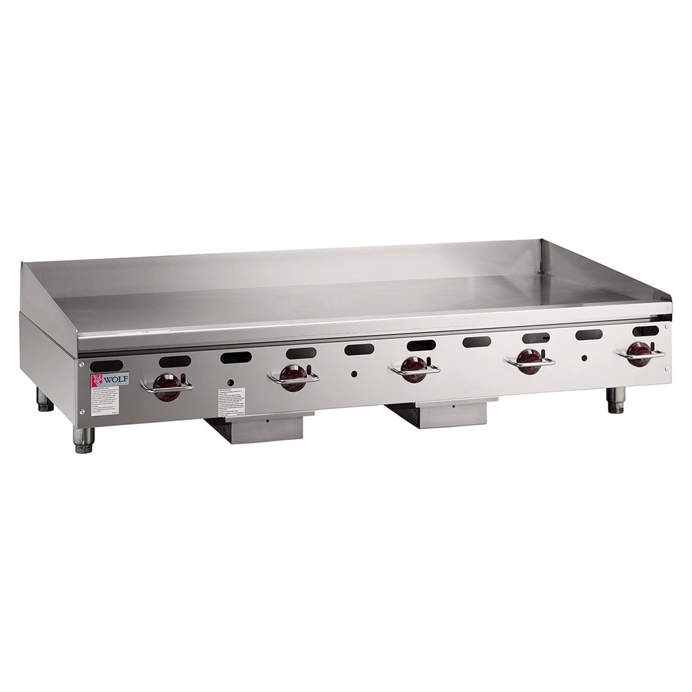 290-AGM72NG 72" Gas Griddle w/ Manual Controls - 1" Steel Plate, Natural Gas