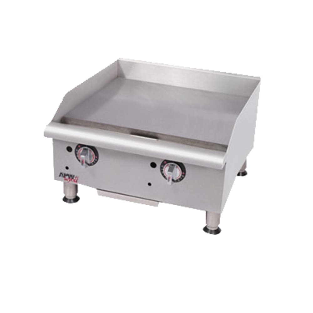 011-GGT48ILP 48" Gas Griddle w/ Thermostatic Controls - 1" Steel Plate, Liquid Propane