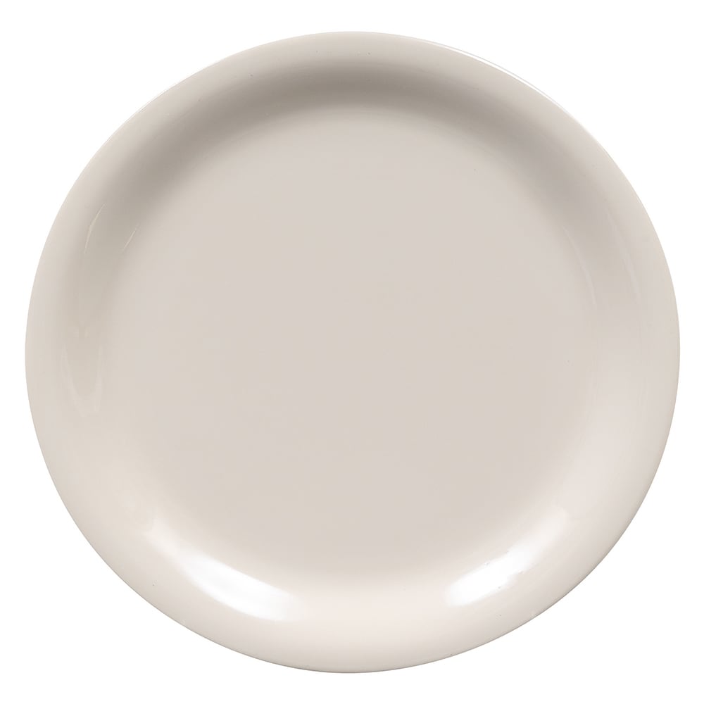 284-NP6DI 6 1/2" Round Melamine Dessert Plate, Ivory