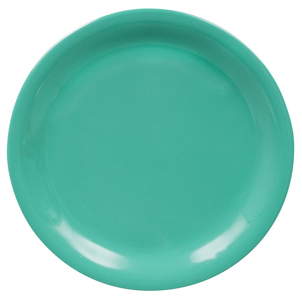 284-NP6FG 6 1/2" Round Melamine Dessert Plate, Rainforest Green