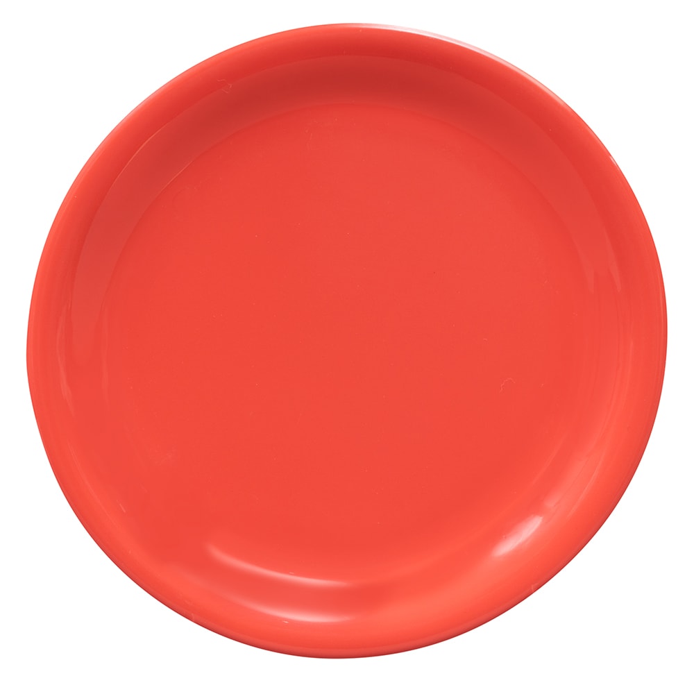 284-NP6RO 6 1/2" Round Melamine Dessert Plate, Rio Orange