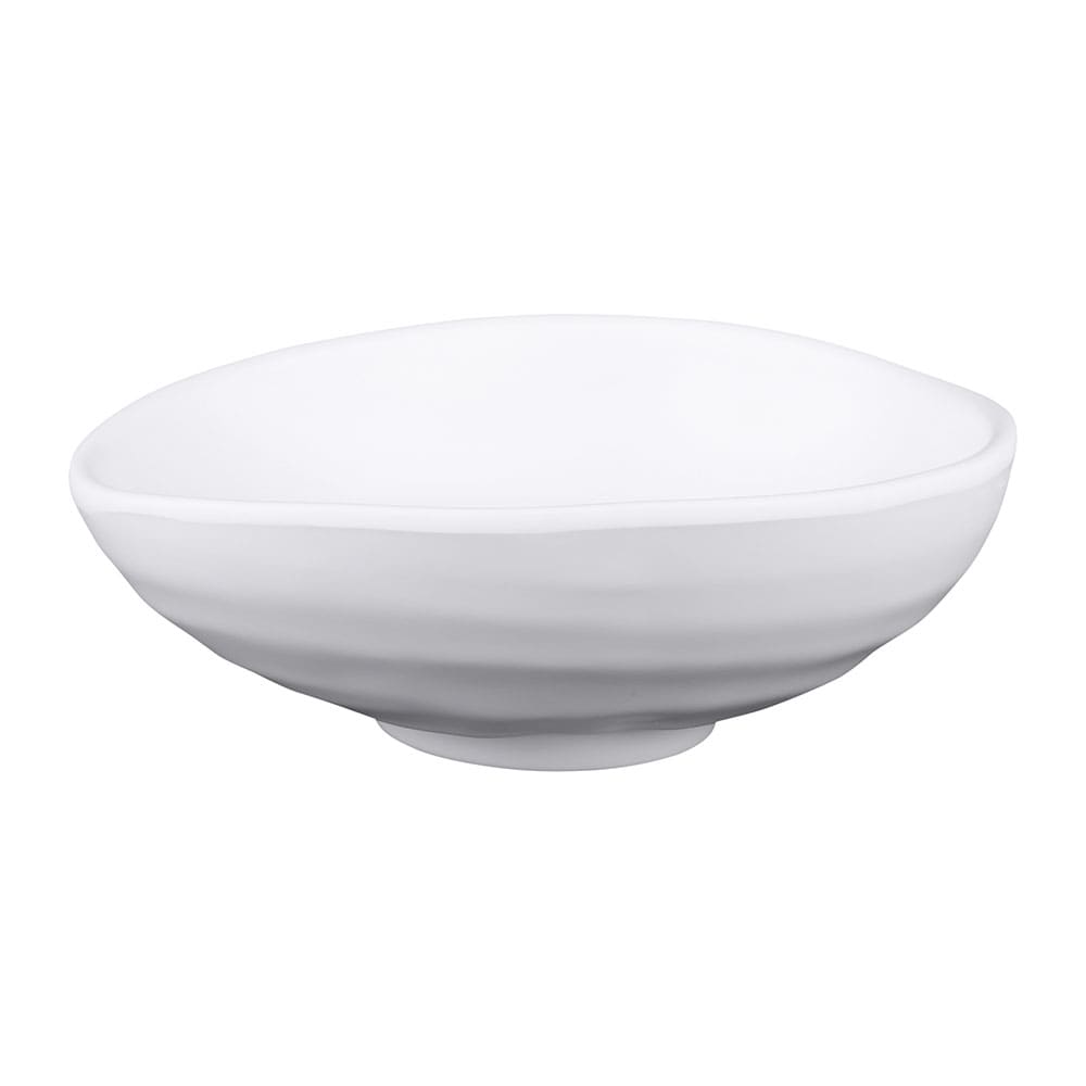 701-JW1407W 14 oz Oval Melamine Bowl, White