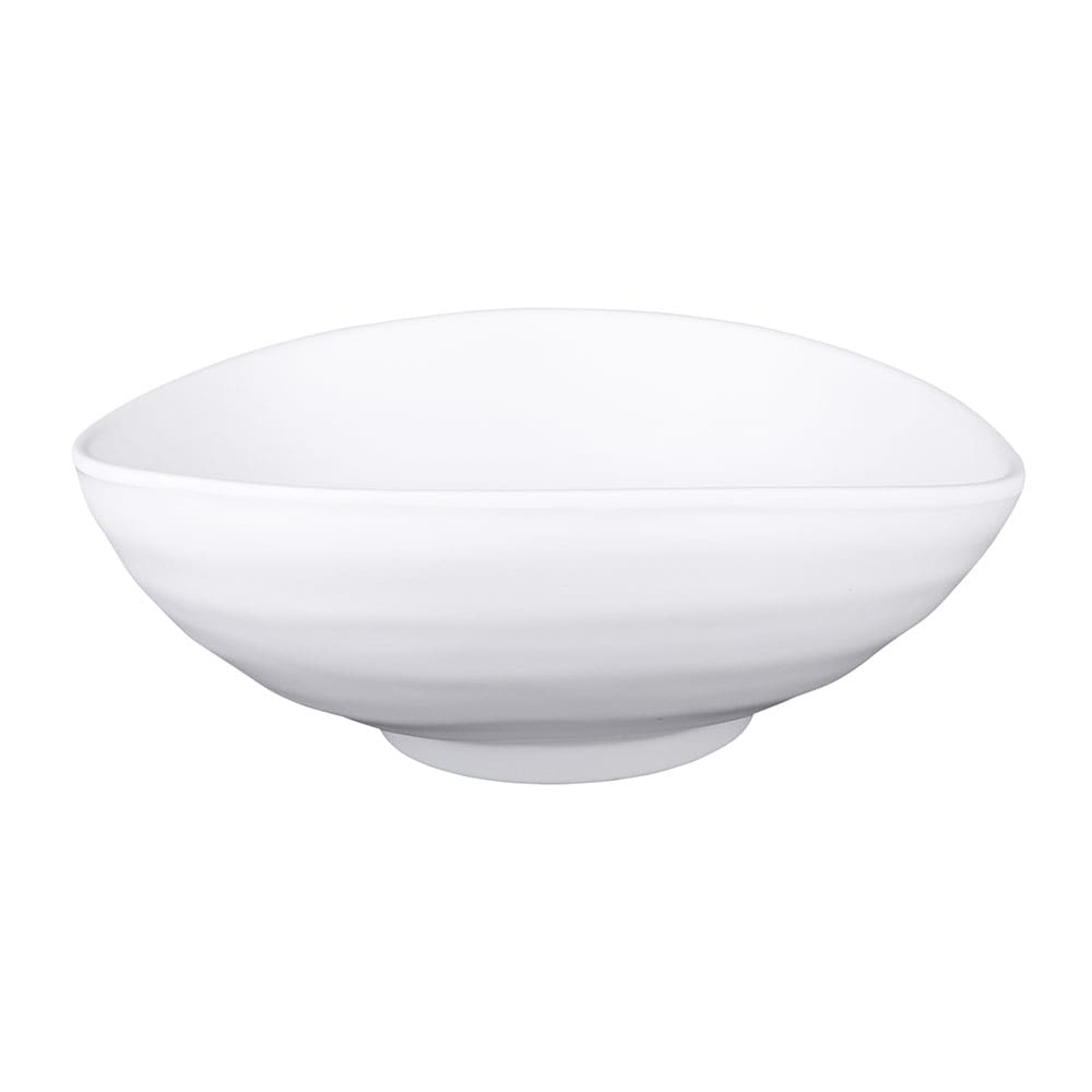 701-JW1409W 40 oz Oval Melamine Bowl, White