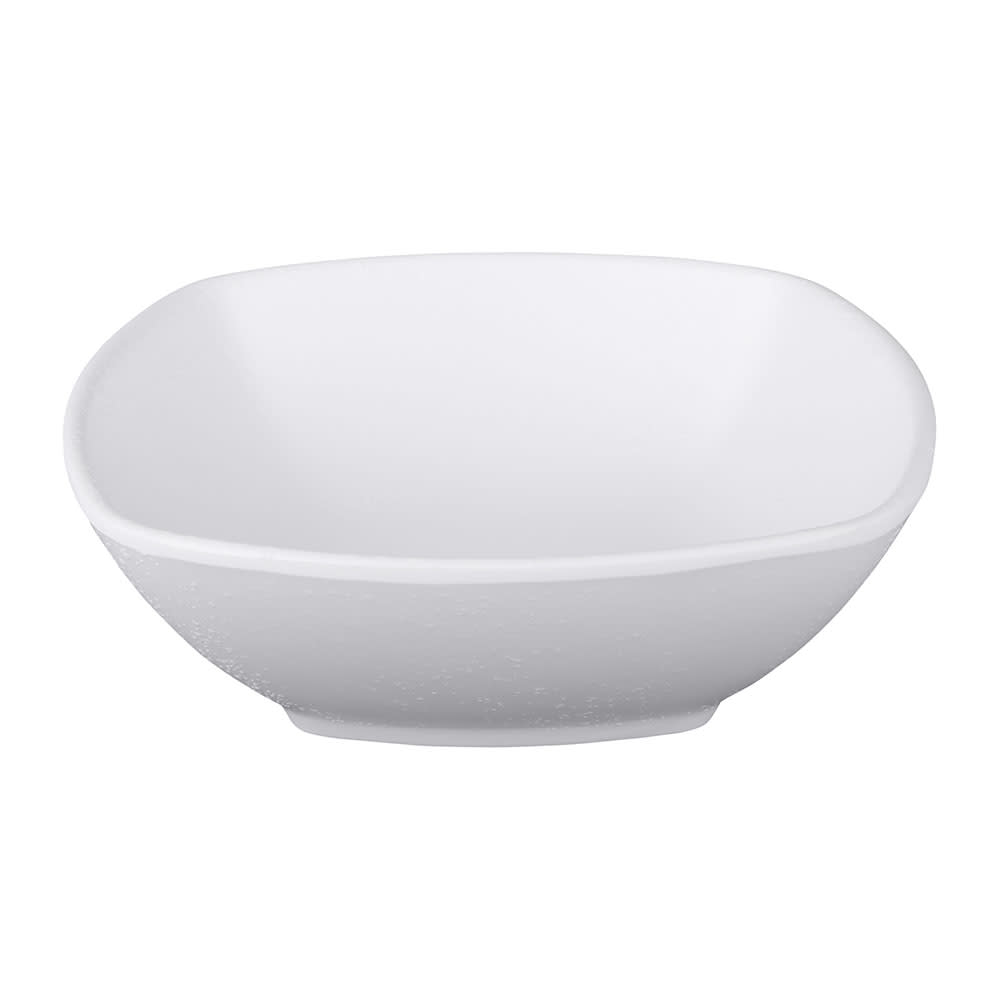 701-JW1506W 9 oz Square Melamine Bowl, White