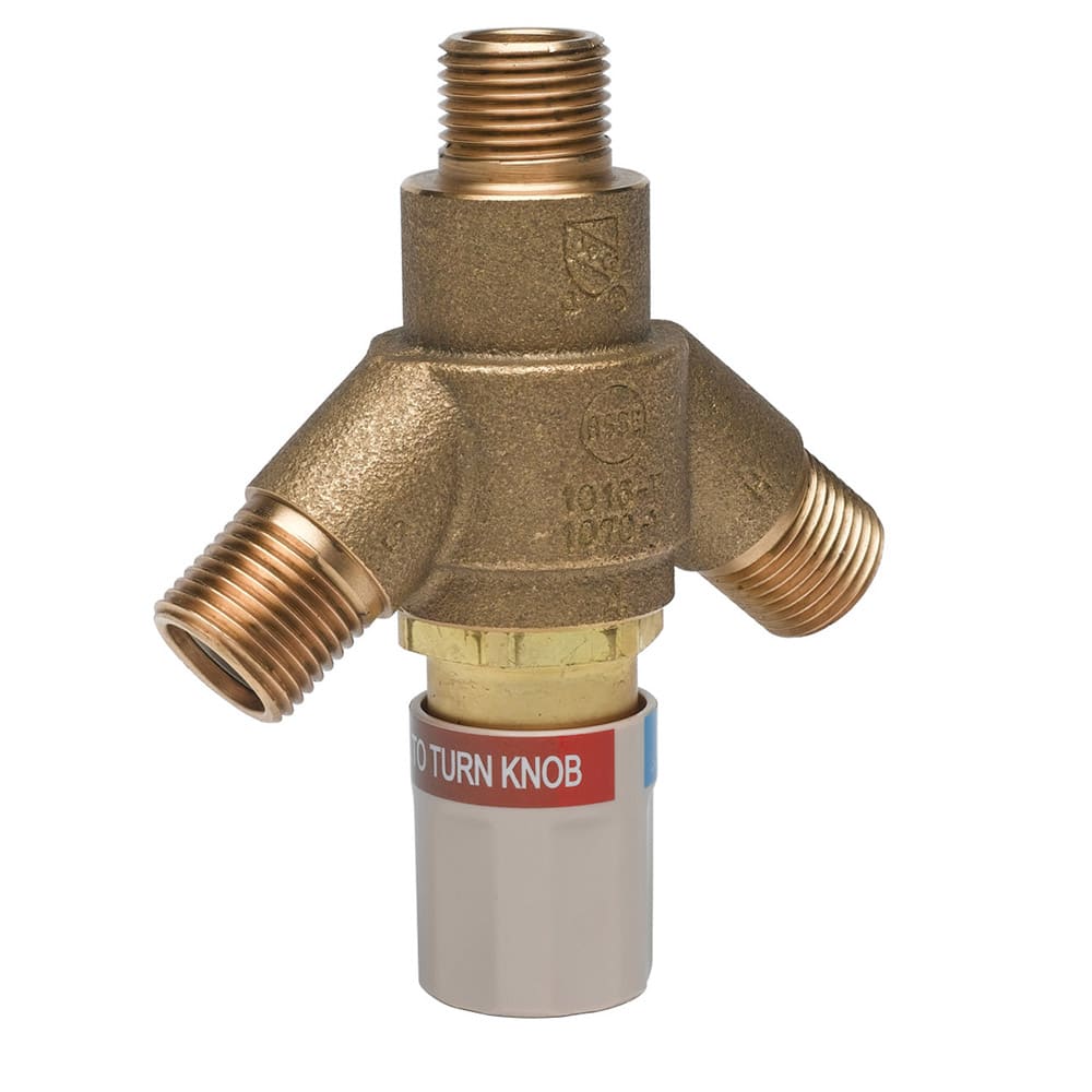 064-ECTMV Thermostatic Mixing Valve w/ 1/2" Male Fittings