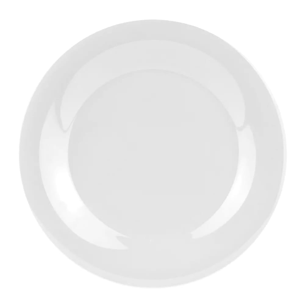 284-WP10DW 10 1/2" Round Melamine Dinner Plate, White