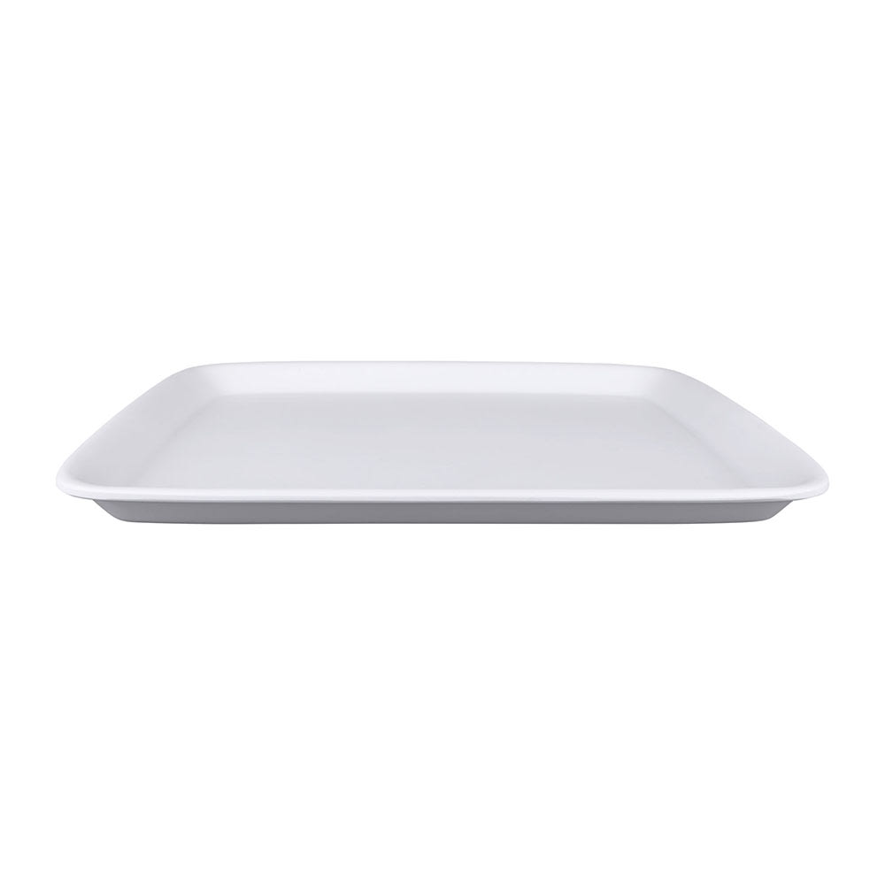 701-JW5212W 12" Square Zen Tray - Melamine, White