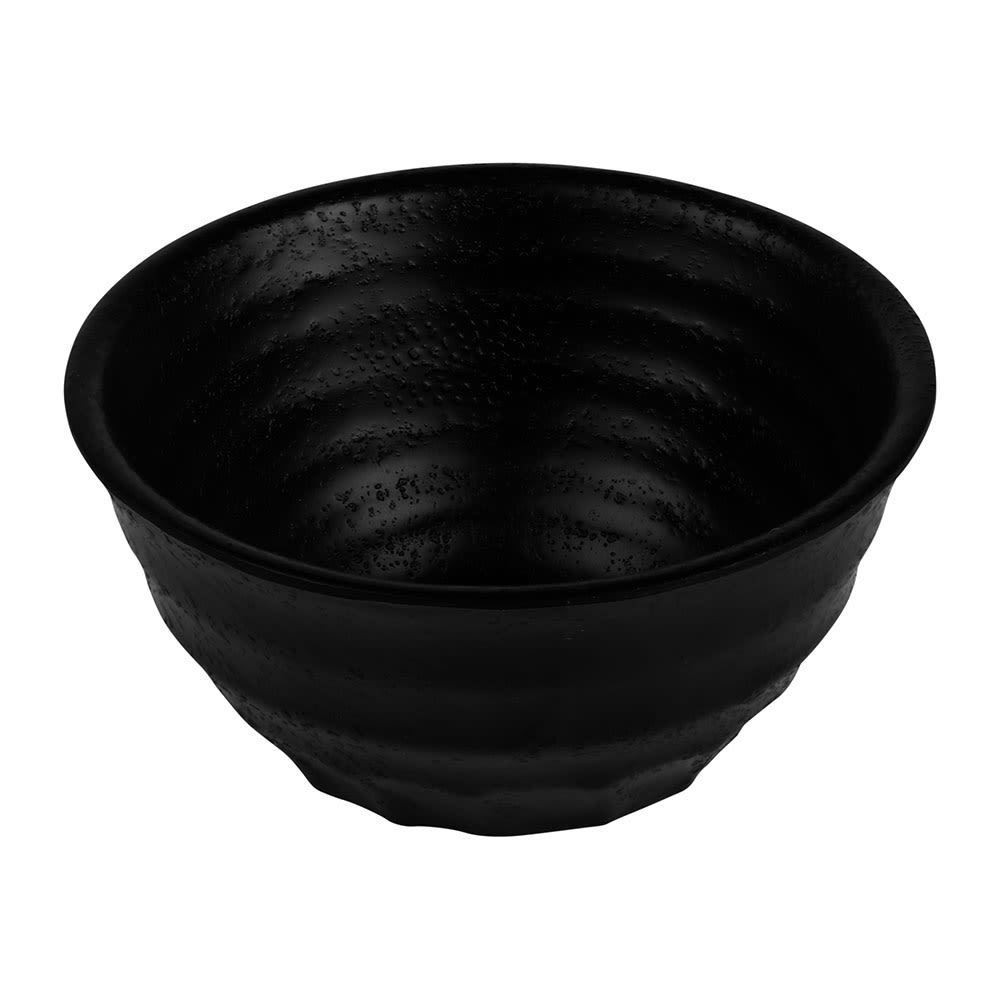 701-JWT61B 4 oz Round Melamine Bowl, Black