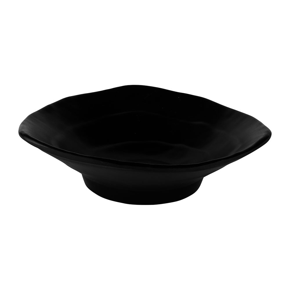 701-JWT64B 5 1/8" Triangular Melamine Plate, Black