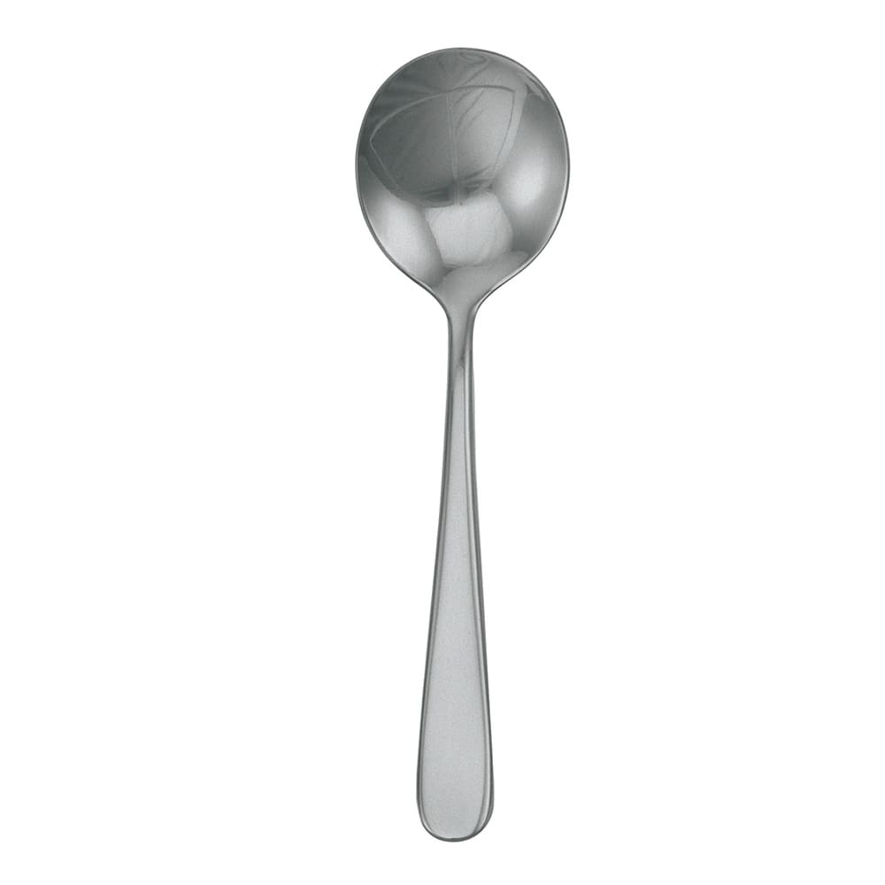 264-0812FS 7" Bouillon Spoon with 18/10 Stainless Grade, Star Pattern