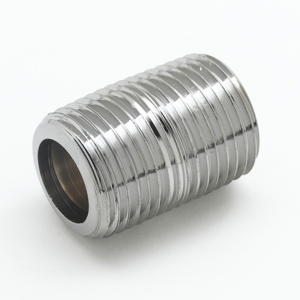 064-00253425 1/2" NPT Close Nipple, Chrome Finish