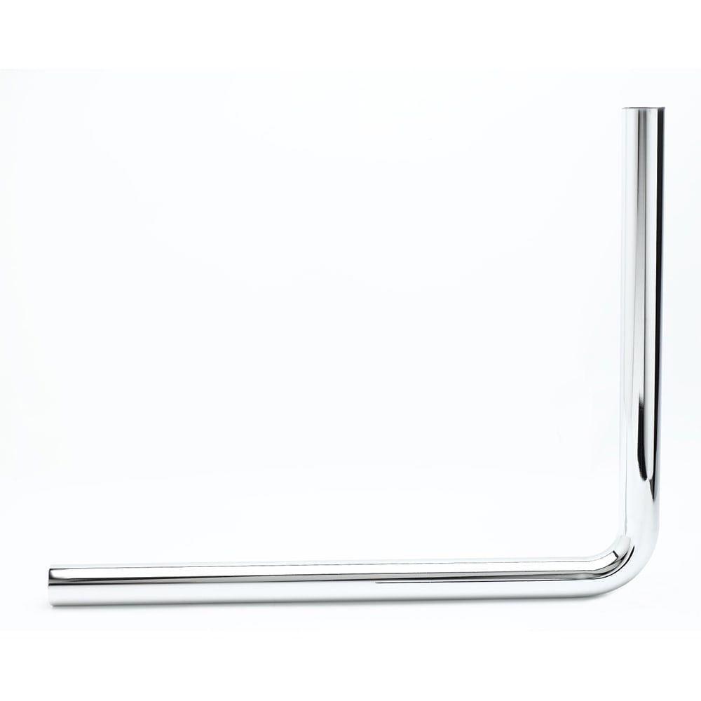 064-01135545 1 1/4" Waste Drain Overflow Elbow Tube, Stainless Steel