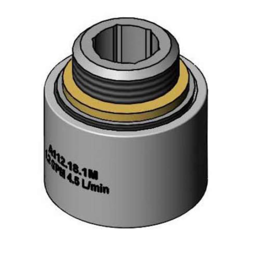 064-B019907F12 1 1/5 GPM Aerator w/ Vandal Resistant Key