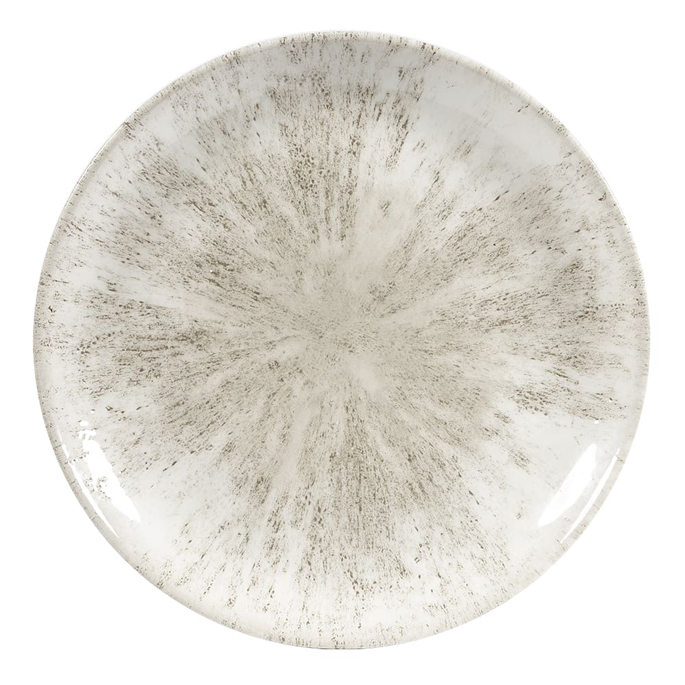 893-STAGEV111 11 1/4" Round Studio Prints® Plate - Ceramic, Agate Gray