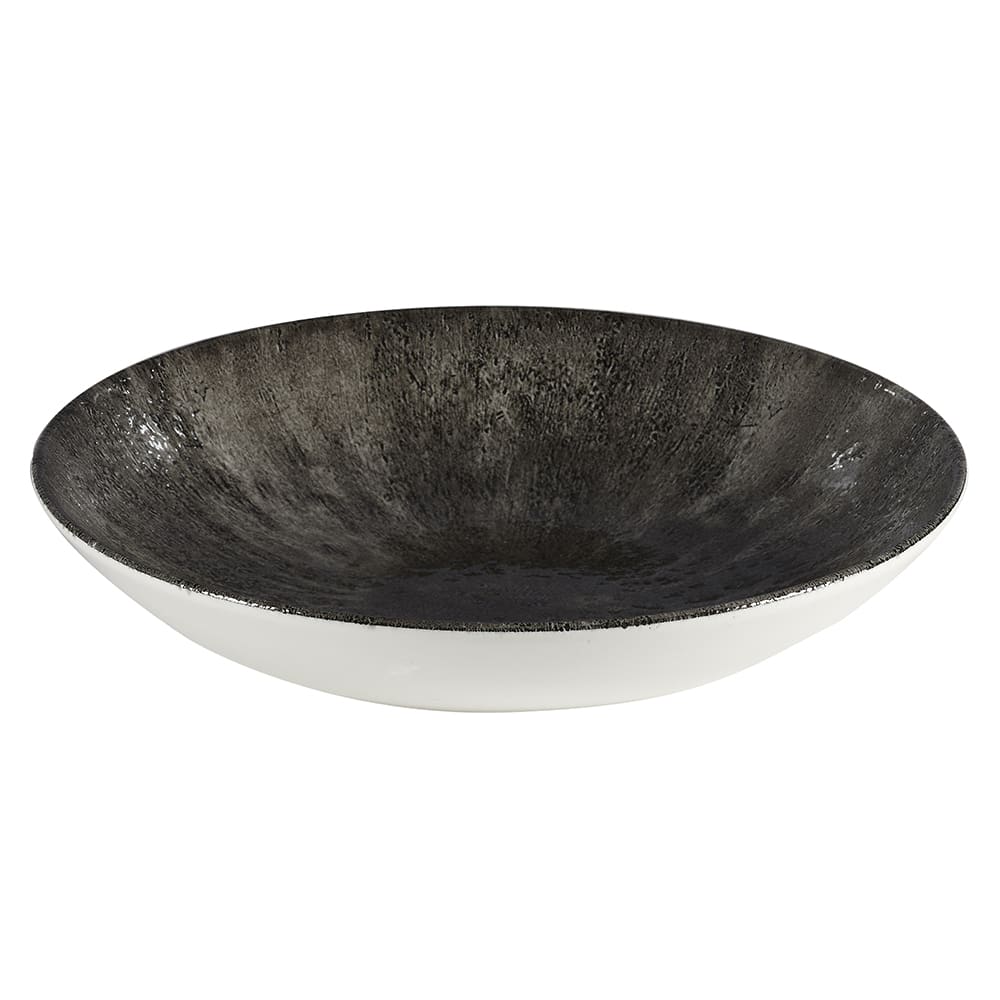893-STQBEVB91 40 oz Round Studio Prints® Bowl - Ceramic, Quartz Black