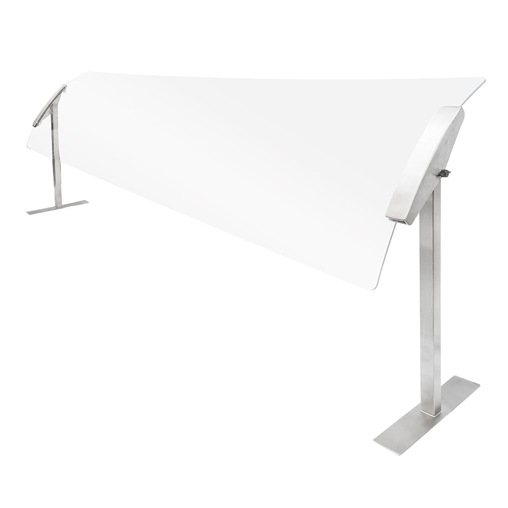 151-2026655 Sneeze Guard - Single, 73 1/4x16x20 3/4", Stainless Steel