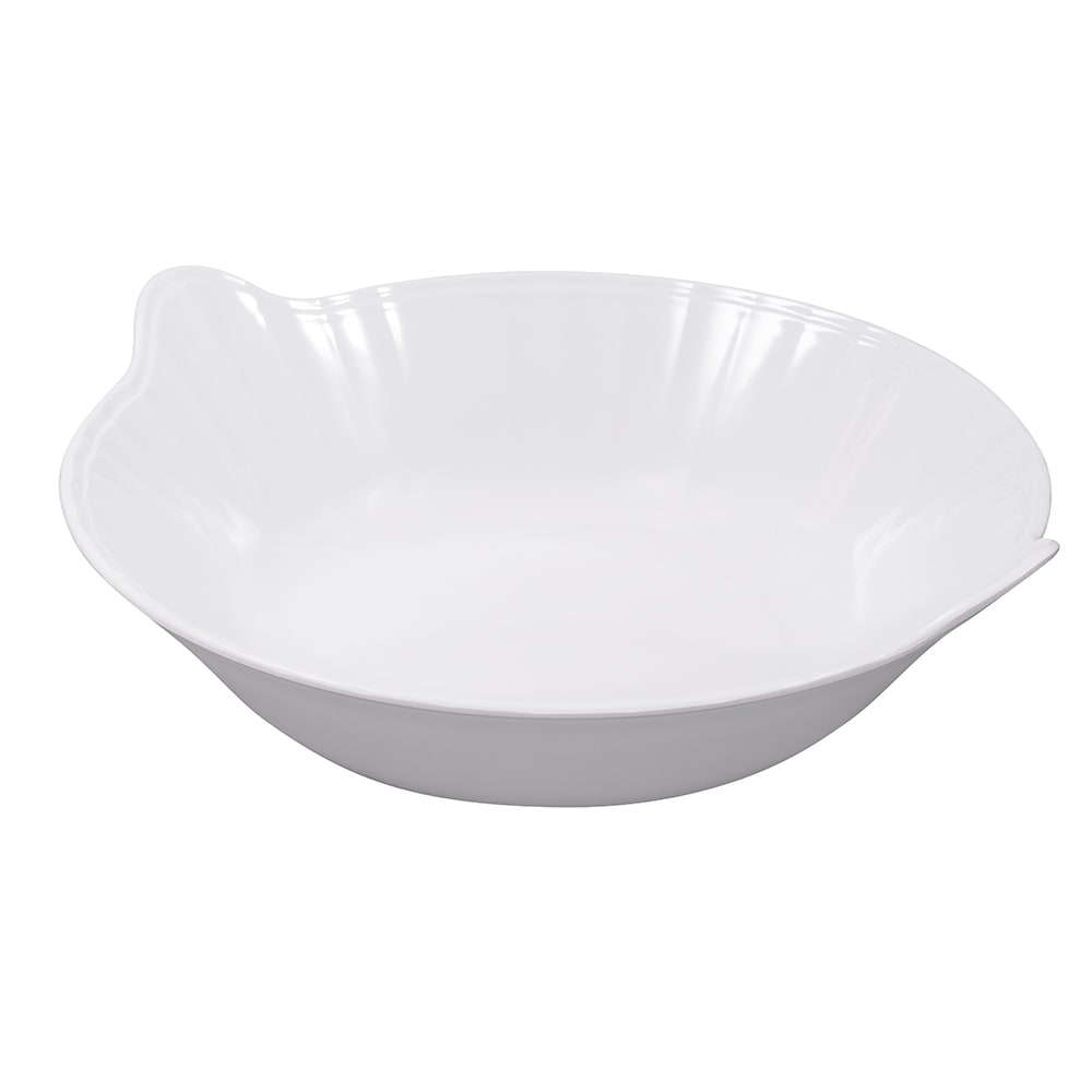 284-ML95W 4 qt Round Melamine  Serving Bowl, White