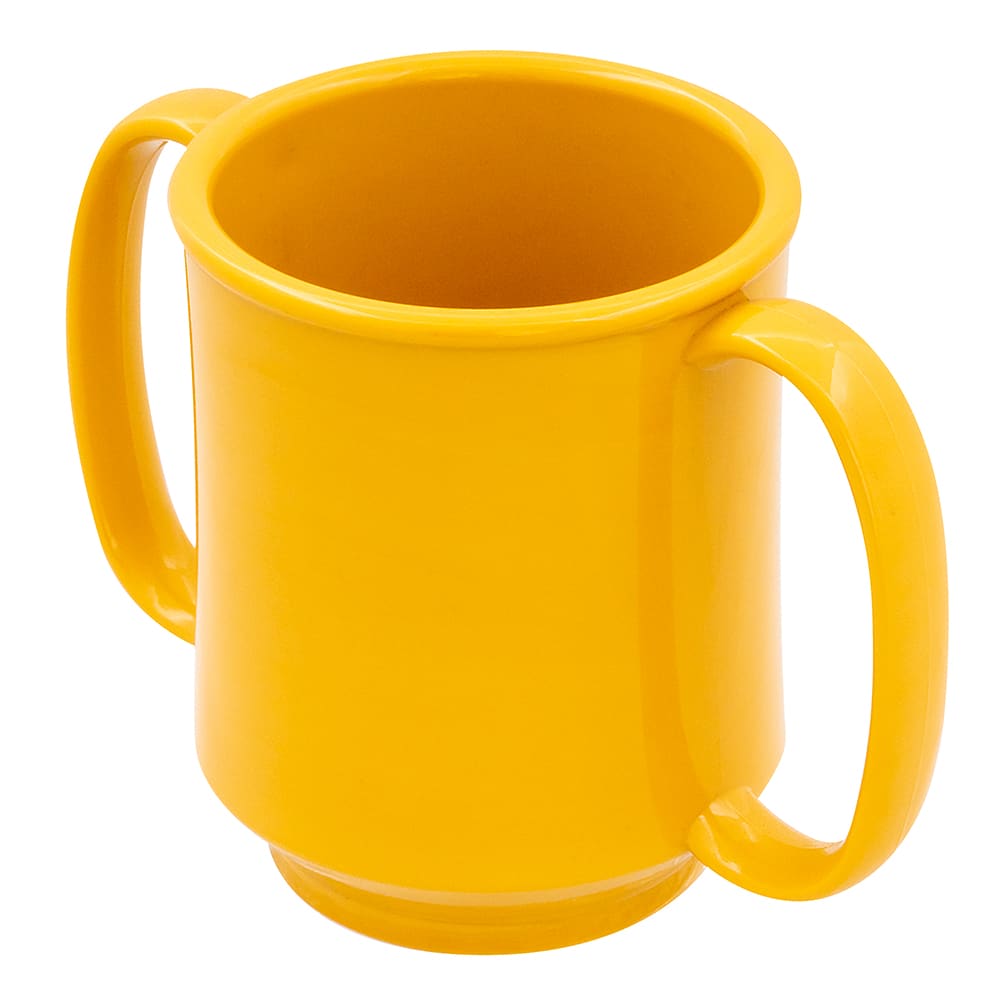 284-SN103TY 8 oz Coffee Mug, Plastic, Yellow