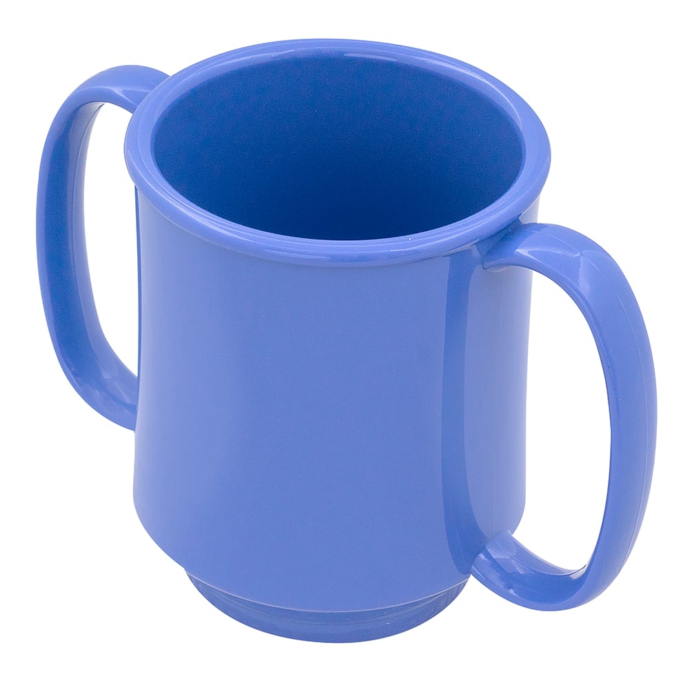 284-SN103PB 8 oz Coffee Mug, Plastic, Blue