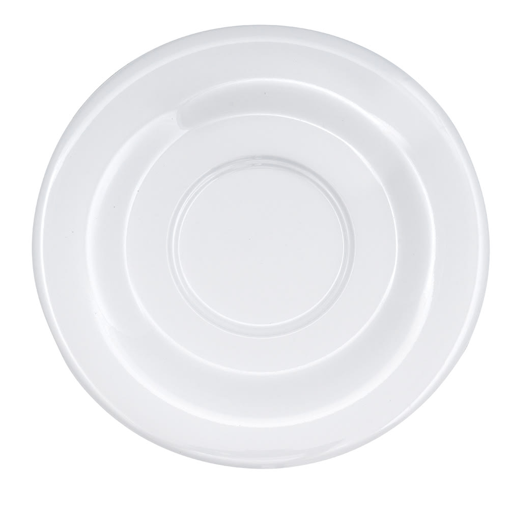 284-SU2DW 5 1/2" Round Melamine Saucer, White