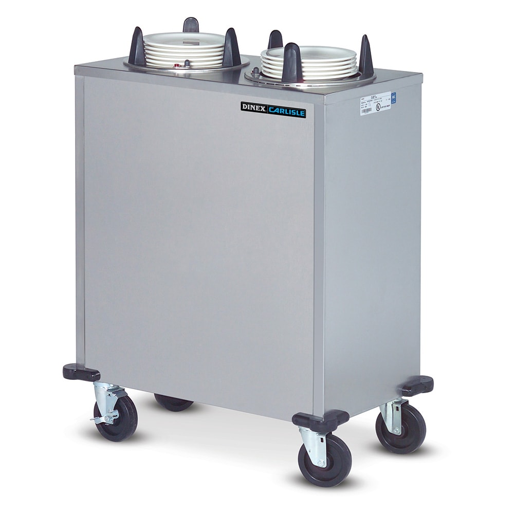 171-DXPIDP2E1200 35 1/8" Mobile Dish Dispenser w/ (2) Columns, Stainless
