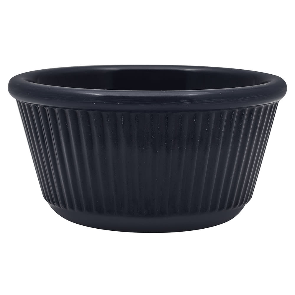 284-RM401BK 4 oz Melamine Ramekin, Black