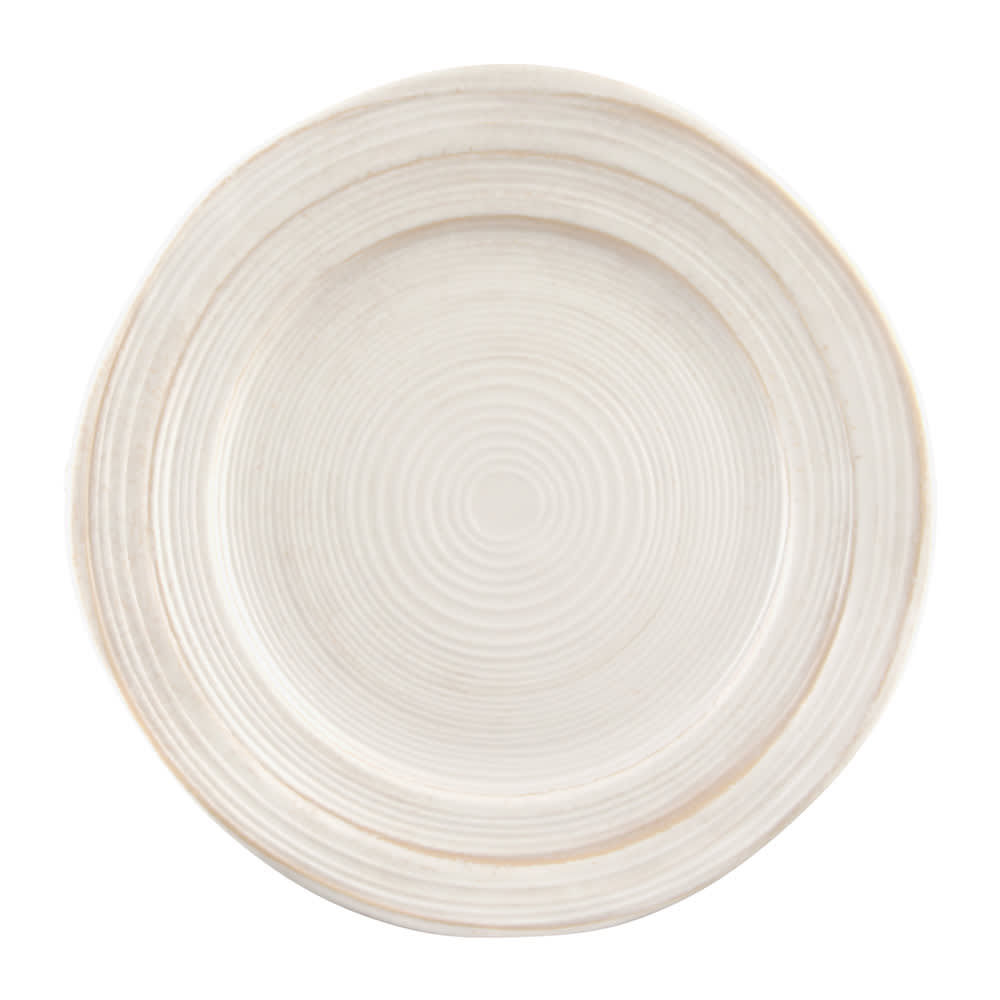701-D750STOWD 7 1/2" Round Melamine Salad Plate, Off White Stone
