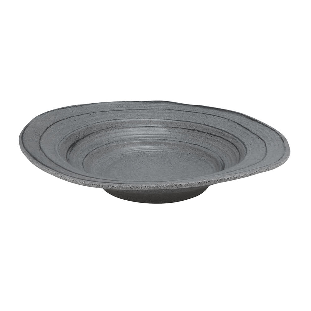 701-M16BSTGSD 3 1/2 qt Round Melamine Serving Bowl, Granite Stone