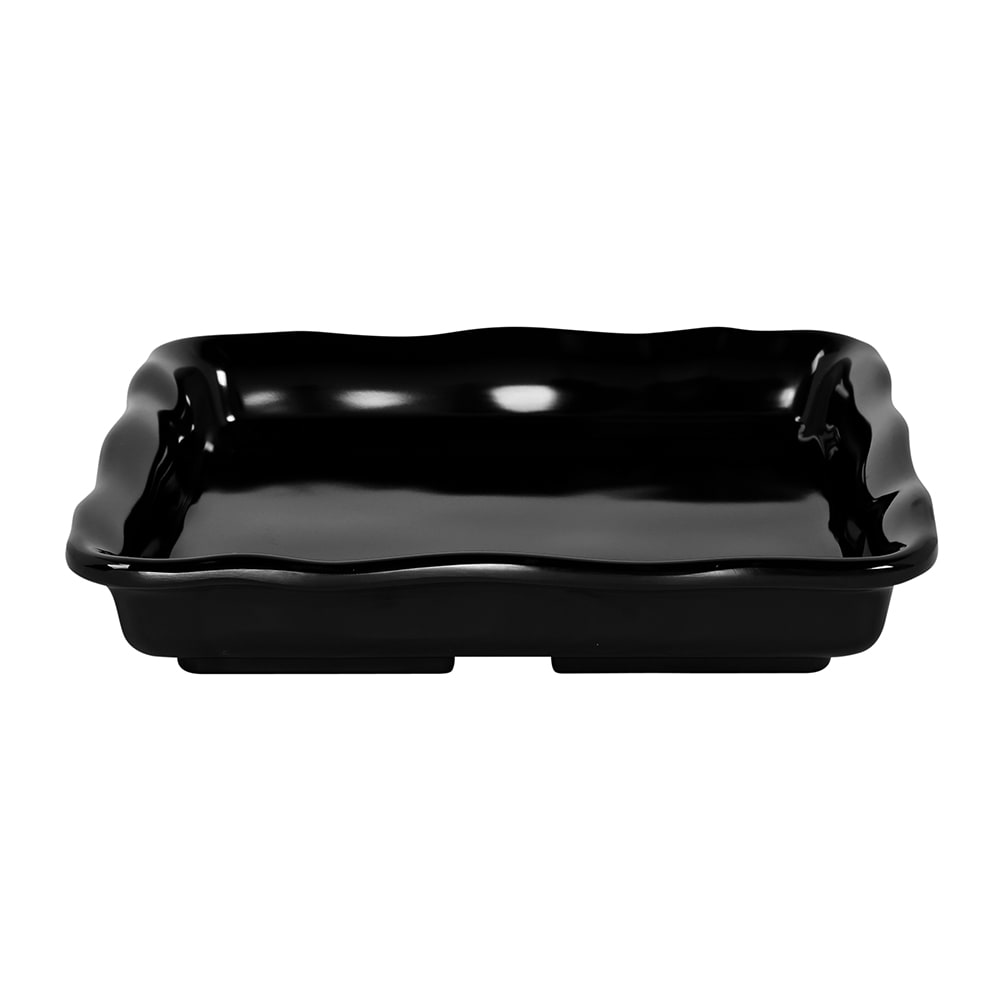 701-M858B 8 5/8" Square Serving Tray - Melamine, Black