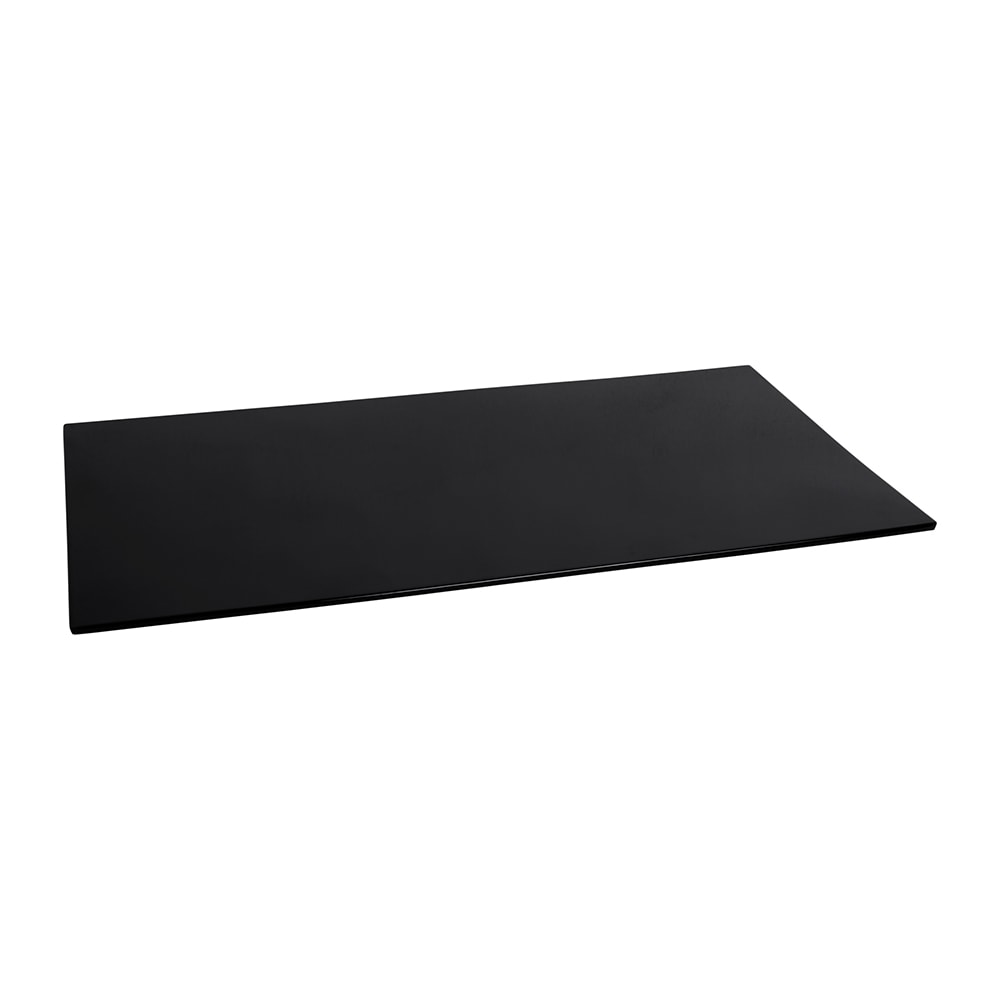 701-M1324FB Rectangular Serving Tray - 24"L x 13 1/2"W, Melamine, Black