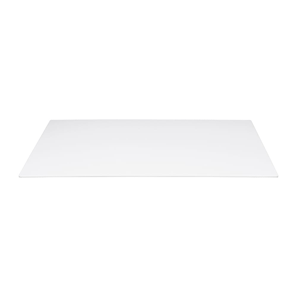 701-M1324FNW Rectangular Serving Tray - 24"L x 13 1/2"W, Melamine, White