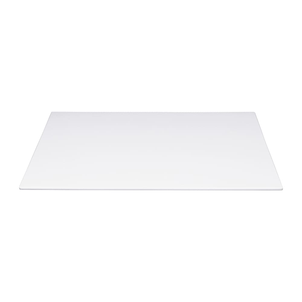 701-M13518FNW Rectangular Serving Tray - 18"L x 13 1/2"W, Melamine, White