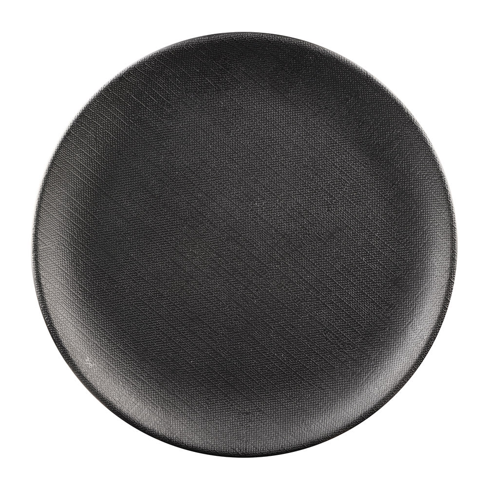701-ECO66RB 6" Round Melamine Dessert Plate, Black