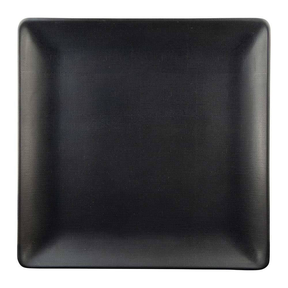 Elite Global Solutions ECO66SQ-B 6" Melamine Dessert Plate, Black
