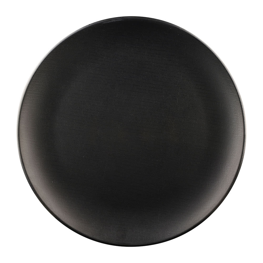 701-ECO99RB 9" Round Melamine Dinner Plate, Black