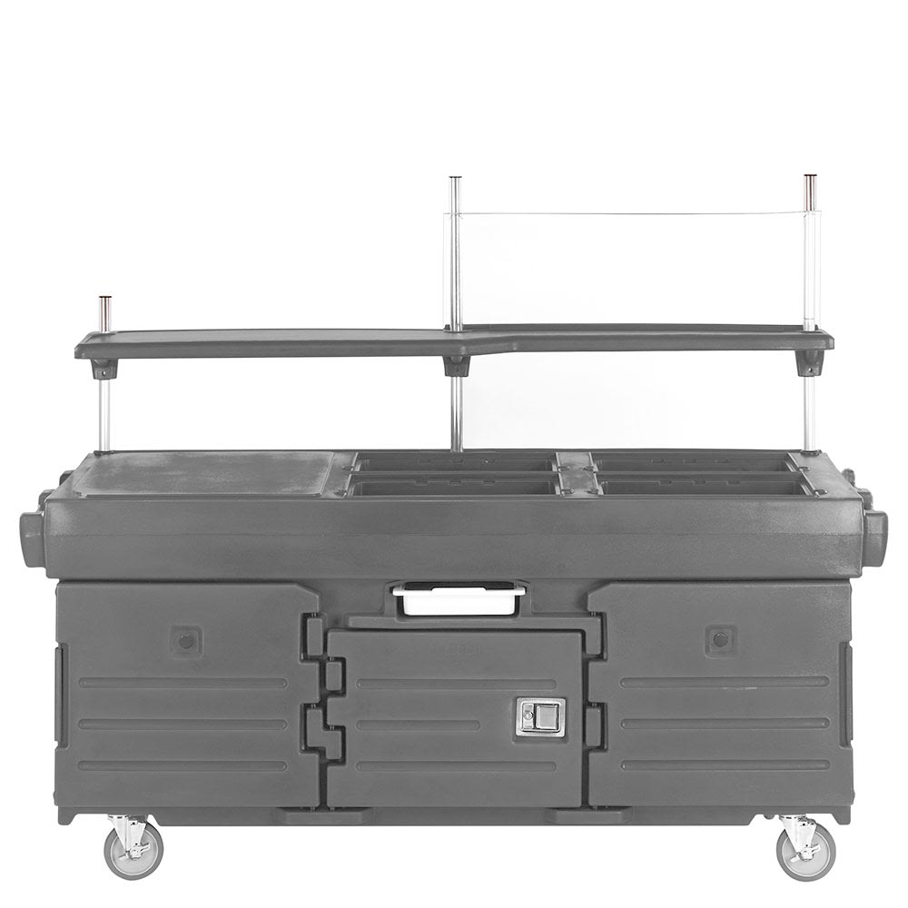 144-KVC856191 Kiosk Type Food Cart w/ Lockable Storage, 85 1/8"L x 33 1/2"W x 70 1/2&qu...