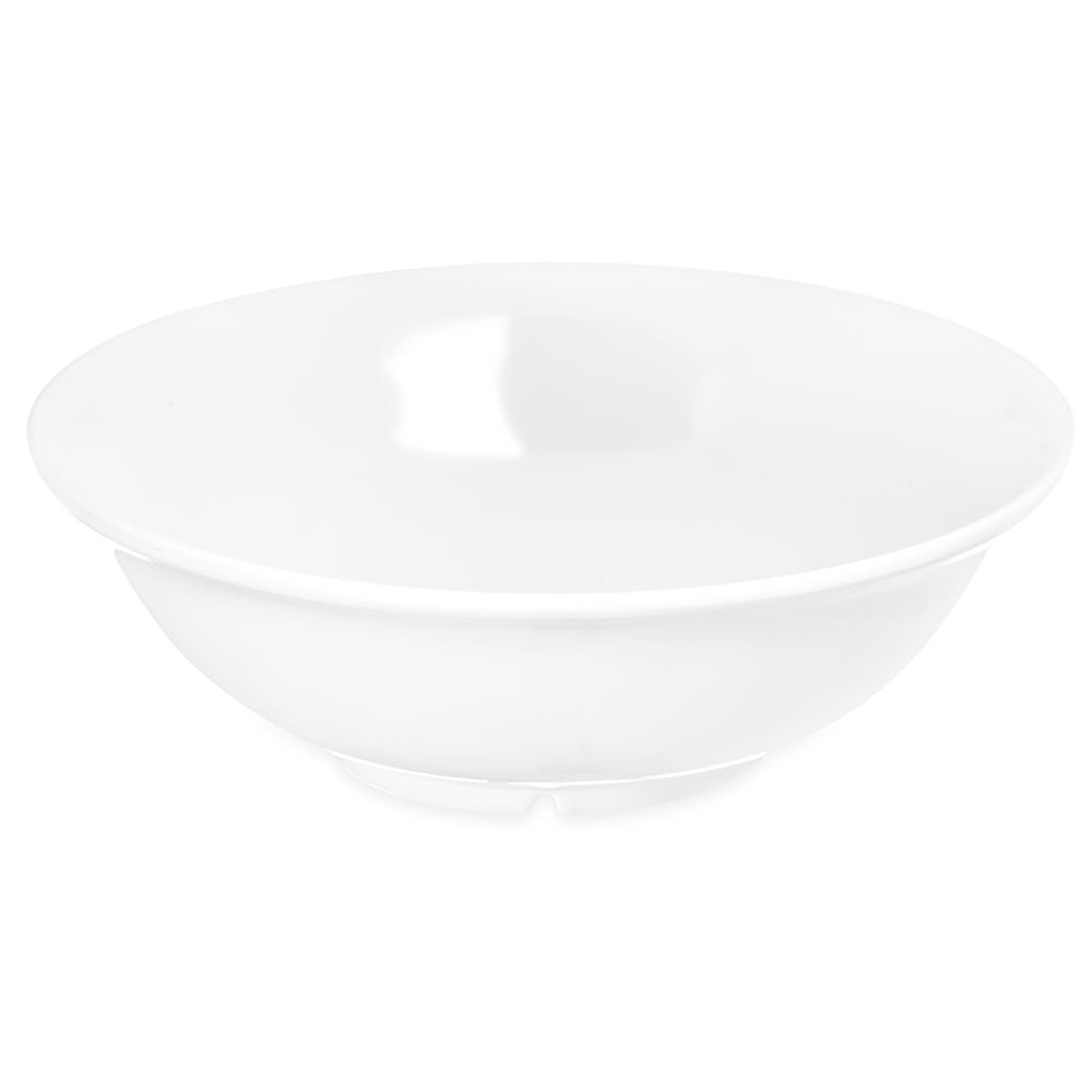 028-4373902 57 oz Round Melamine Serving Bowl, White