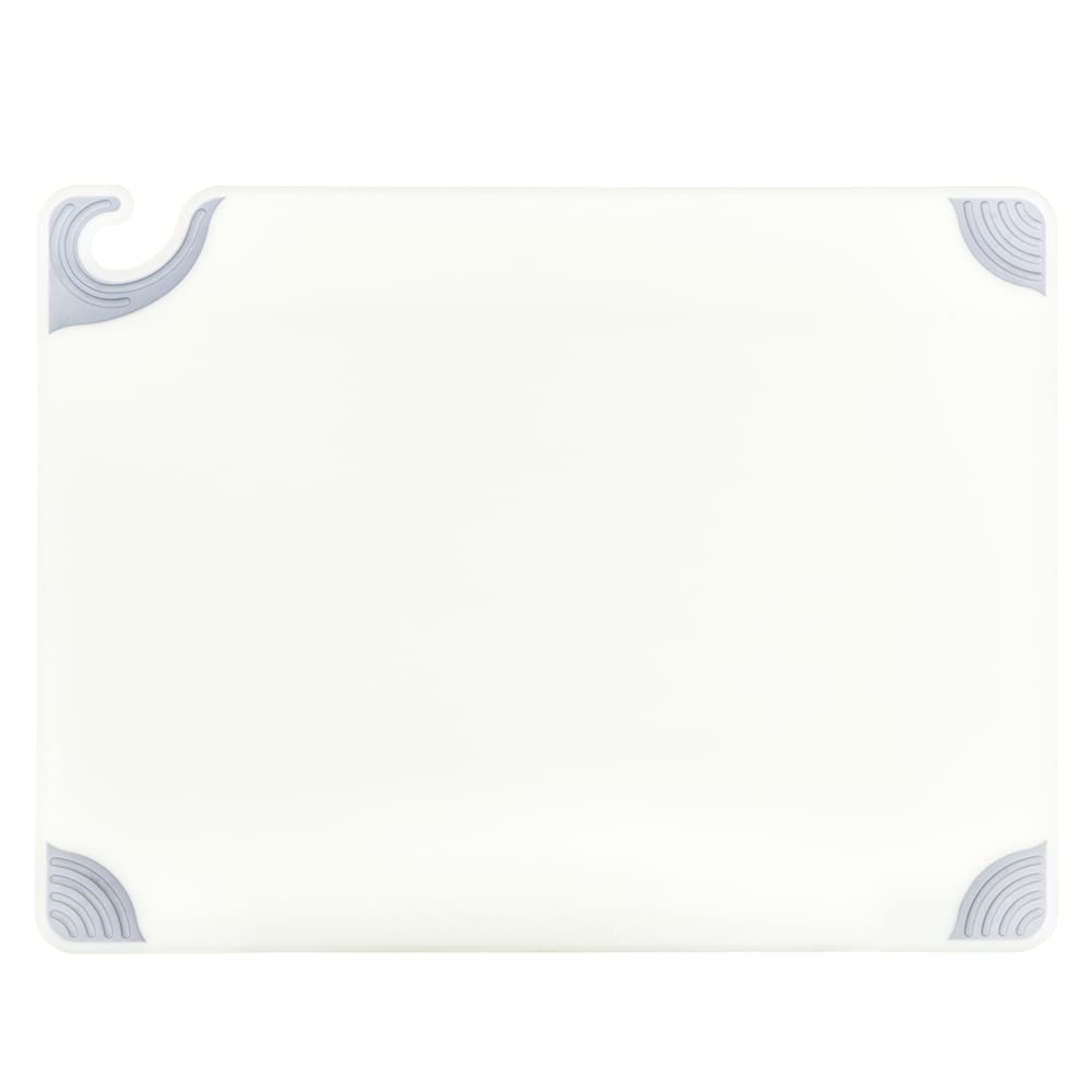 094-CBG182412WH Saf-T-Grip Cutting Board, 18 x 24 x 1/2 in, NSF, White
