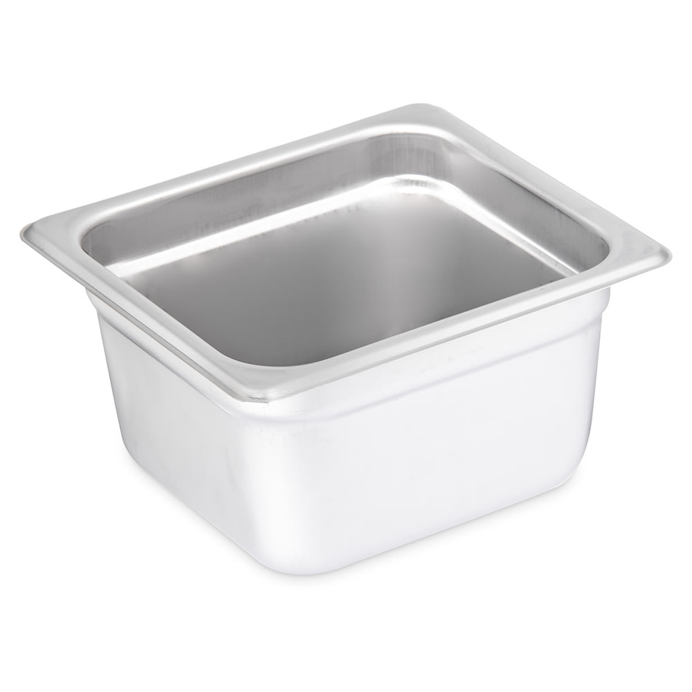 028-607164 Sixth Size Steam Pan, Stainless