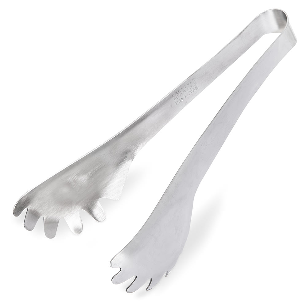 028-607682 8 1/4" Serving Tongs - Stainless