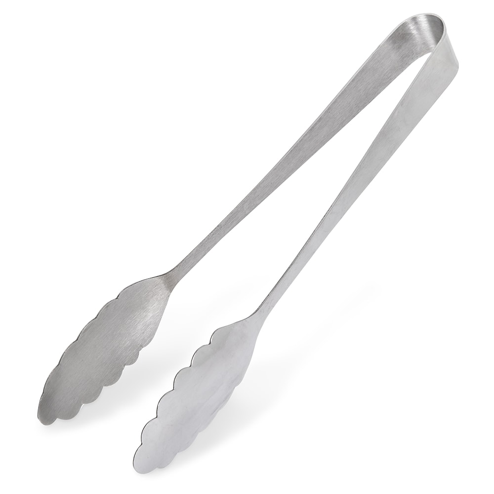 028-607683 10 1/2" Stainless Serving Tongs