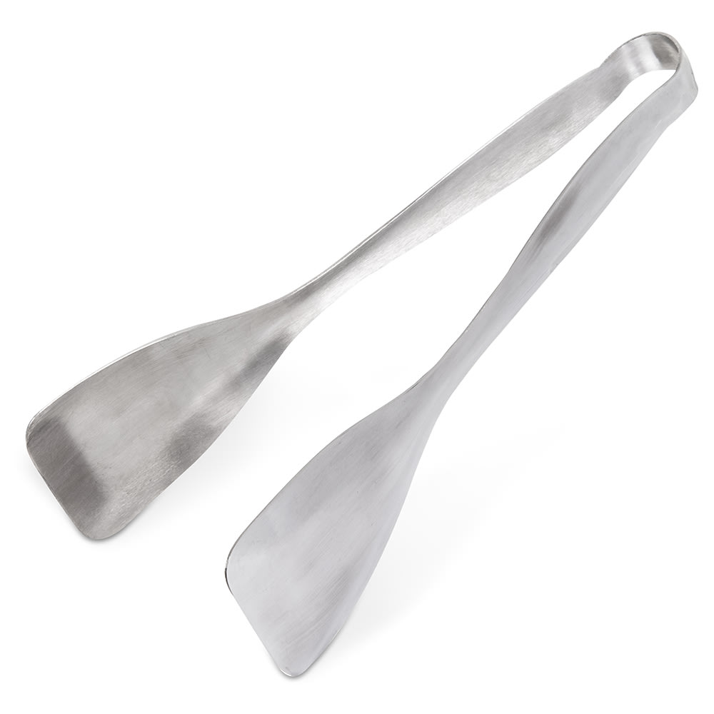 028-607687 9 1/4" Stainless Serving Tongs