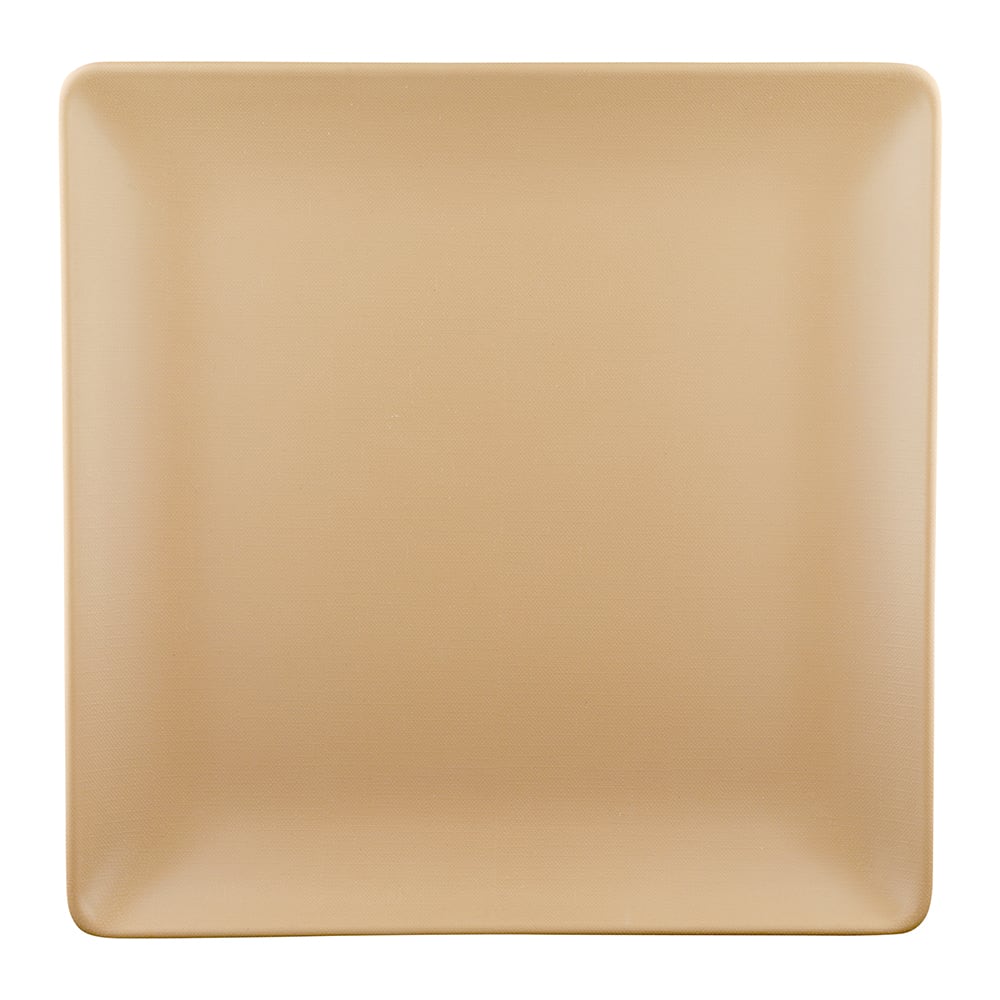 701-ECO1010SQPB 10" Square Melamine Dinner Plate, Paper Bag