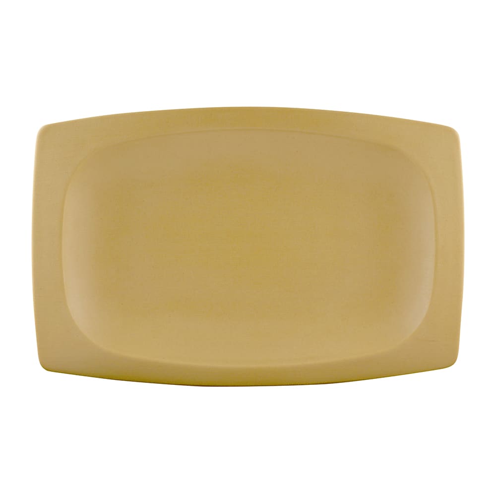 701-ECO1258RT 12 1/2" x 8 1/4" Rectangular Greenovations Platter - Melamine, Rattan