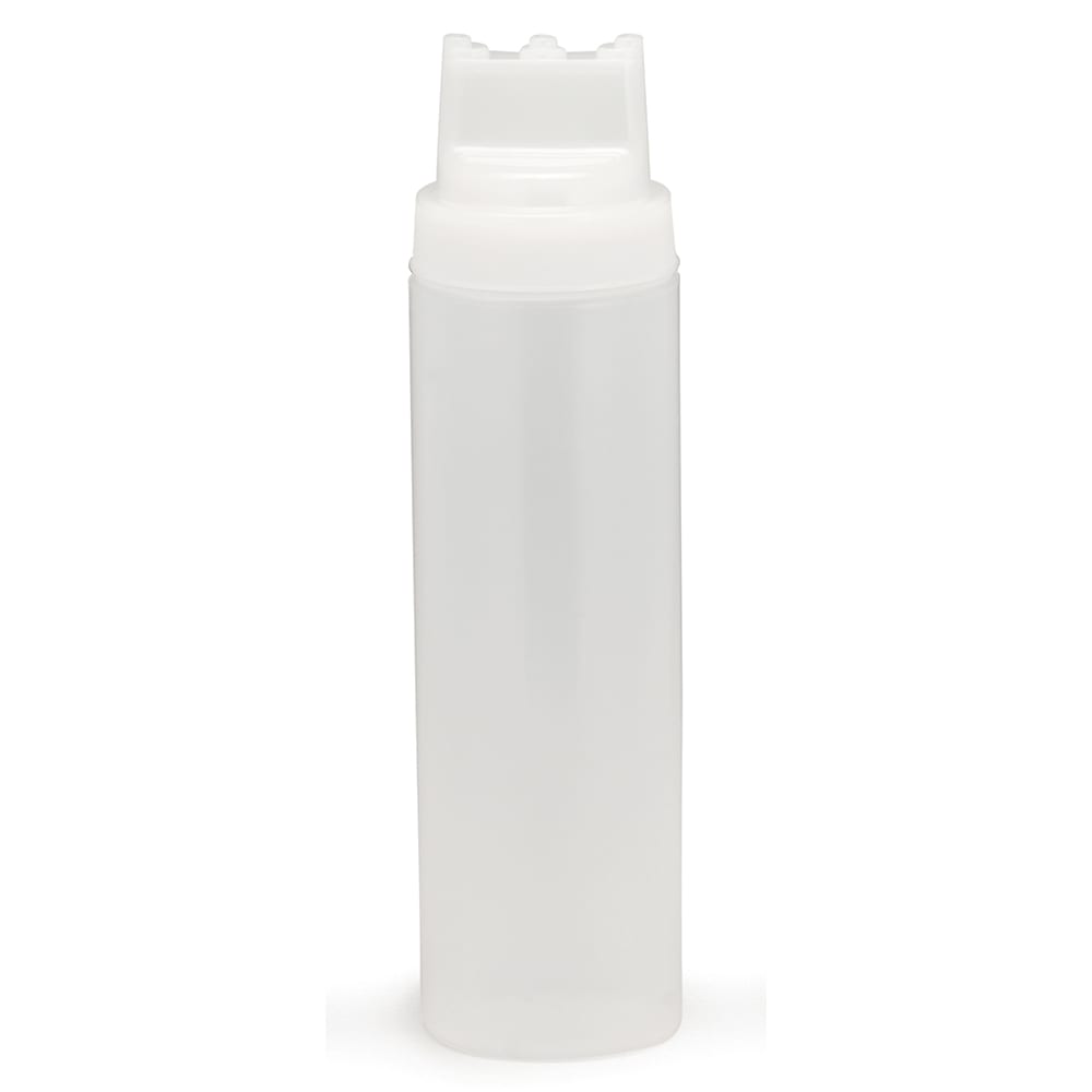 229-12463C3F 24 oz Dual-Way Squeeze Dispenser, Natural, Three Tip Top